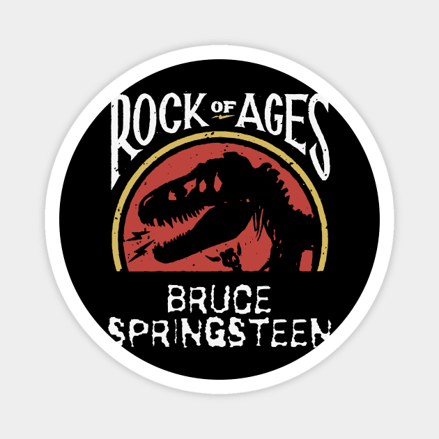 bruce rock of ages Magnet by matilda cloud